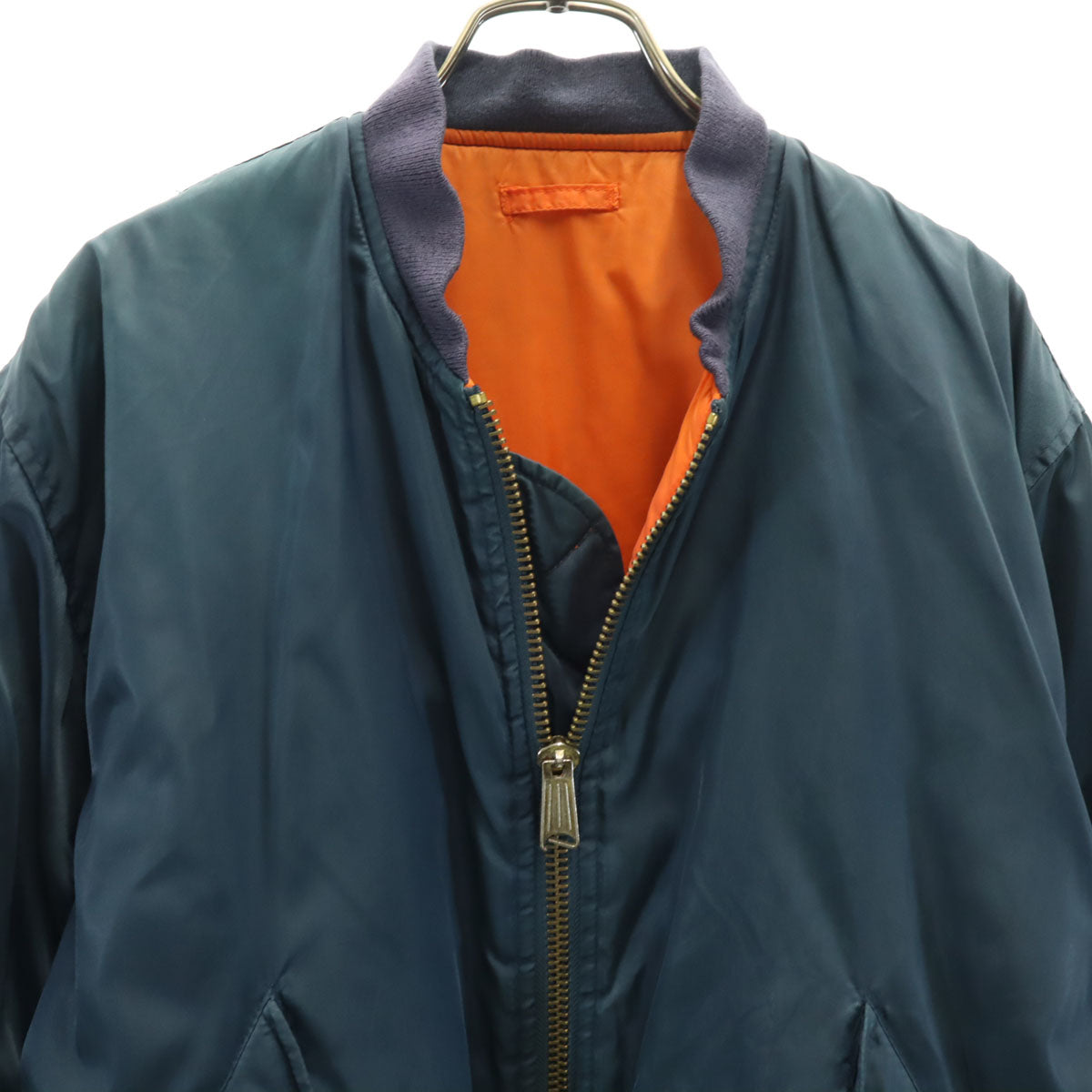 US AIR FORCE アメリカ空軍 オールド 民生品 MA-1 フライトジャケット M ネイビー メンズ