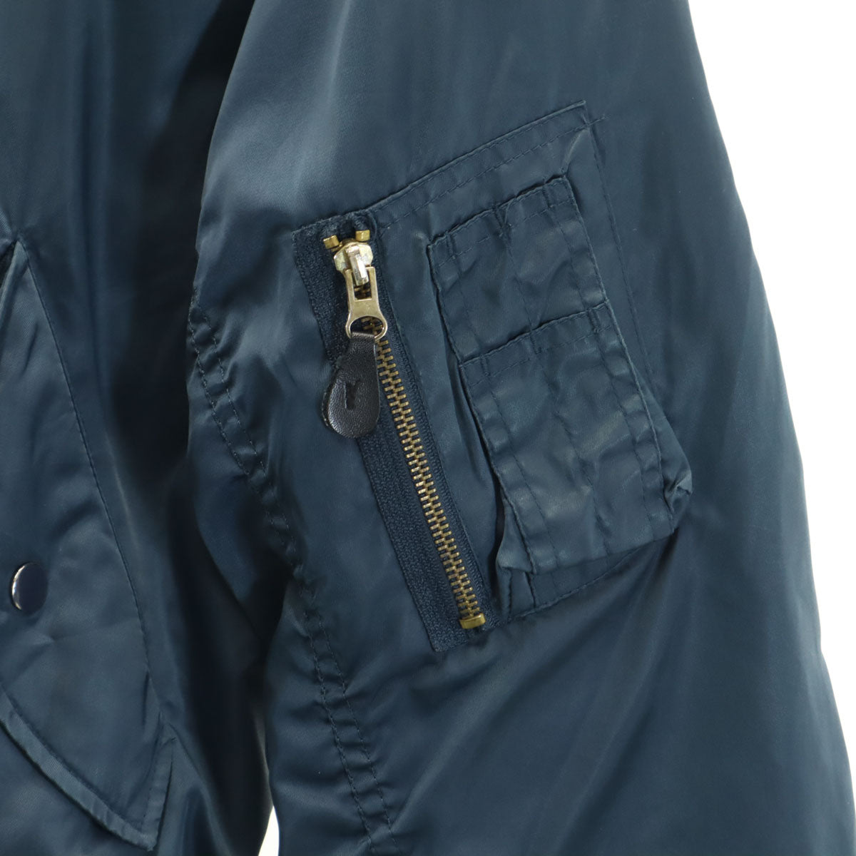 US AIR FORCE アメリカ空軍 オールド 民生品 MA-1 フライトジャケット M ネイビー メンズ