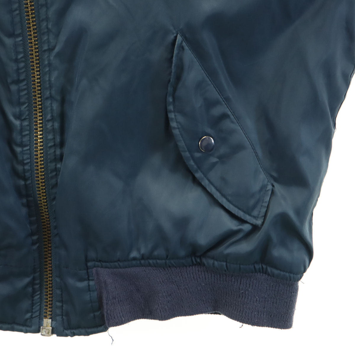 US AIR FORCE アメリカ空軍 オールド 民生品 MA-1 フライトジャケット M ネイビー メンズ