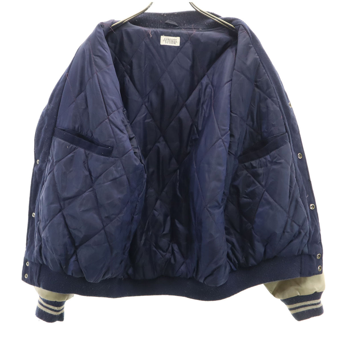 SUNTORY ORIGINAL DESIGN サントリーボス レザー切替 スタジャン