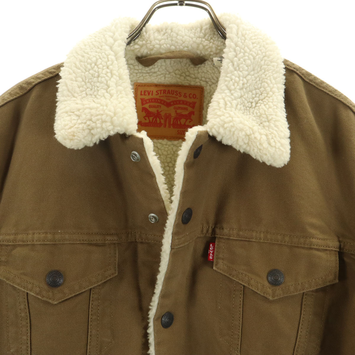 Levi's リーバイス ボア トラッカー ジャケット M ブラウン メンズ