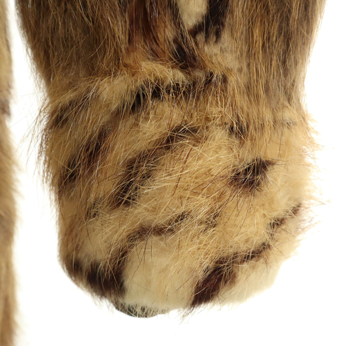 CASA LOPEZ 毛皮コート ブラウン レディース