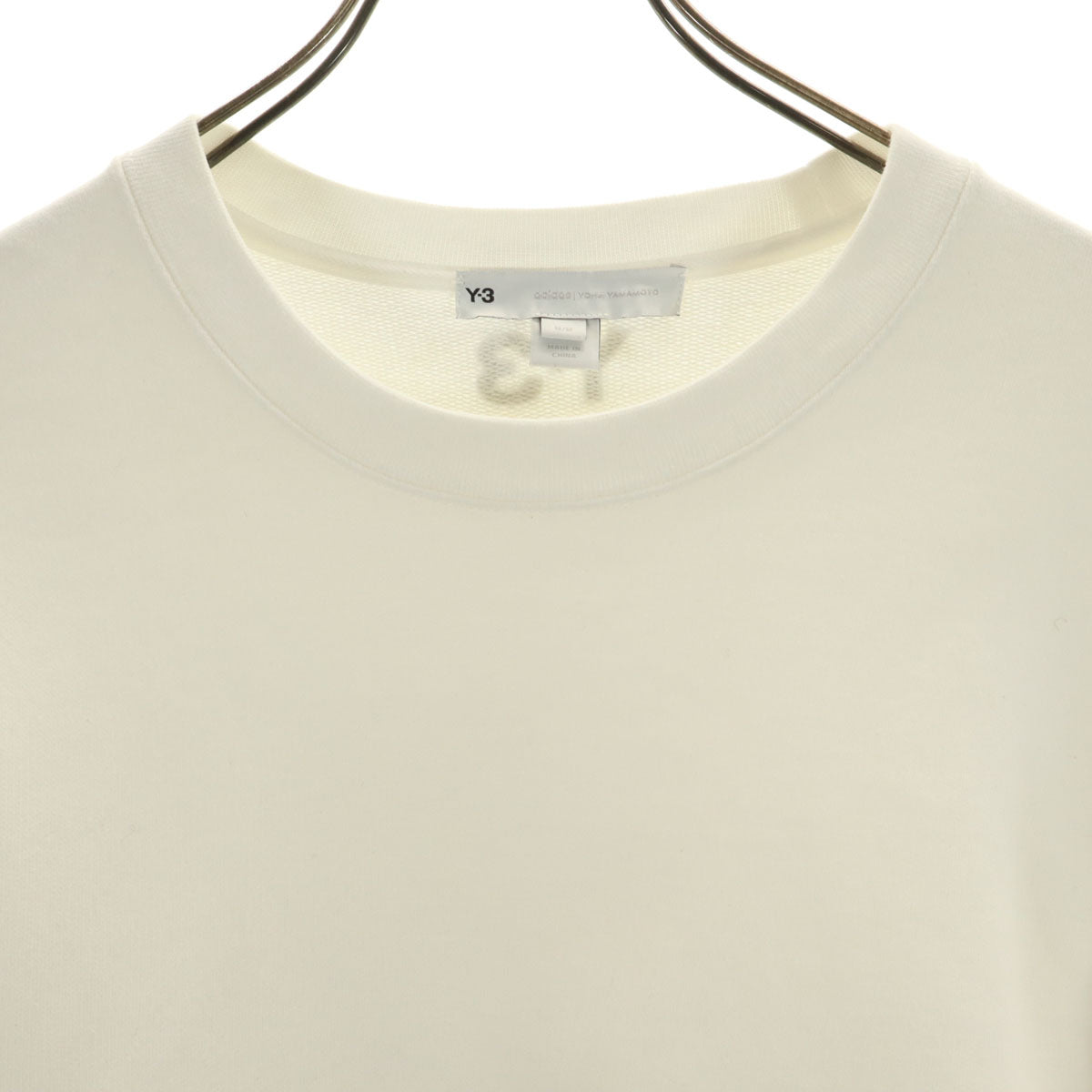 Y-3 ワイスリー 長袖 スウェット トレーナー M ホワイト ヨウジヤマモト メンズ