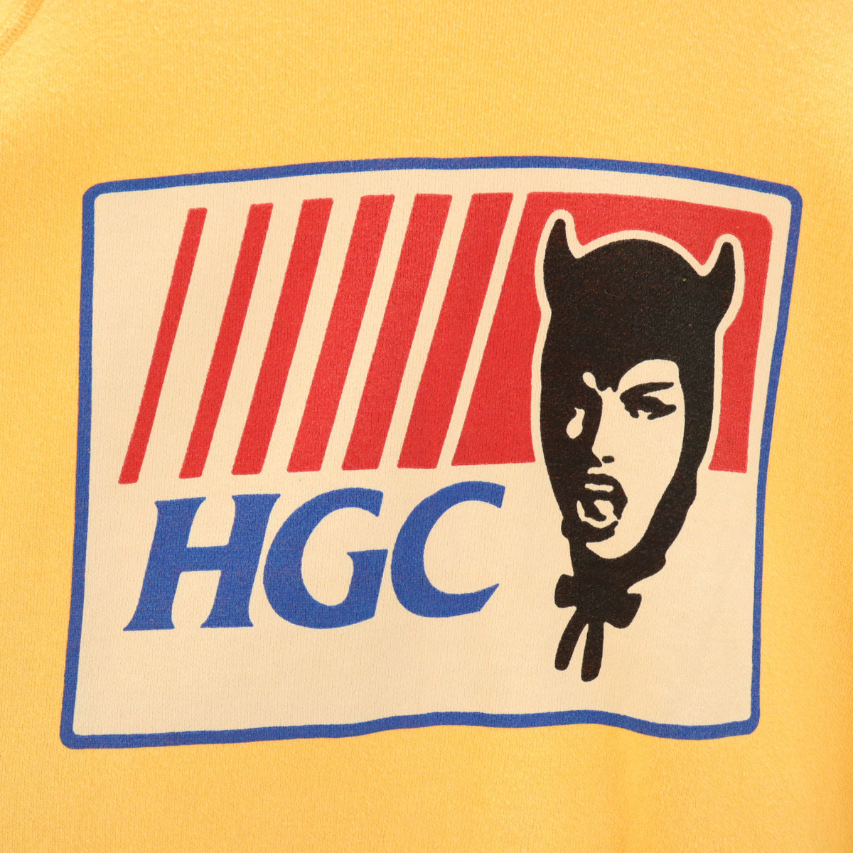 HYSTERIC GLAMOUR ヒステリックグラマー 日本製 長袖 スウェット トレーナー FREE イエロー レディース