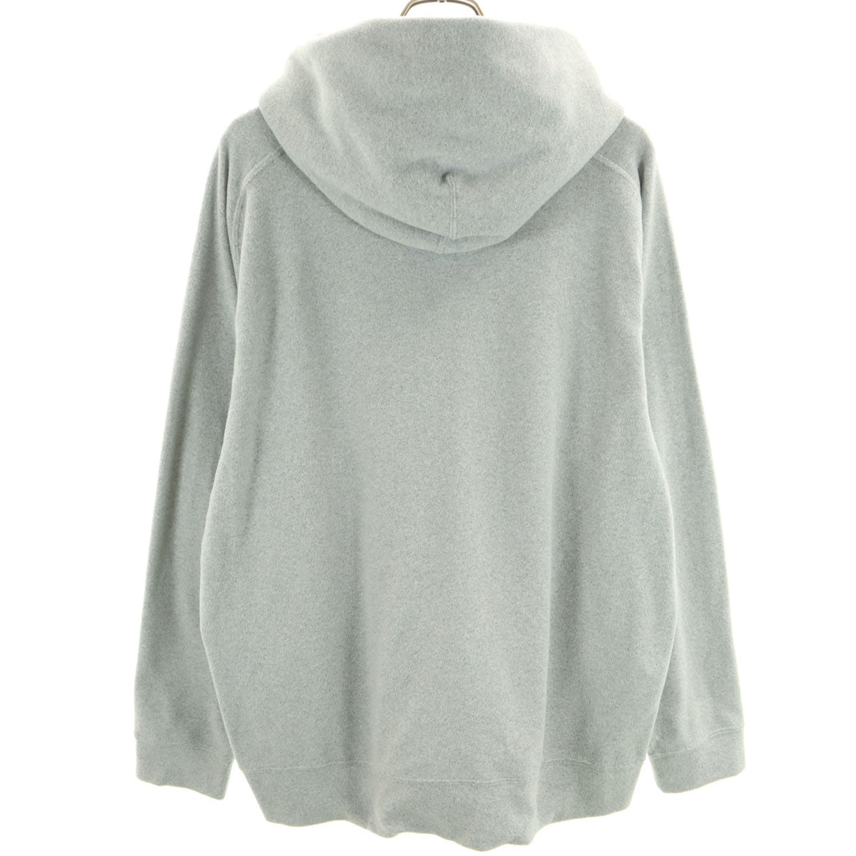 美品 THE NORTH FACE ノースフェイス 長袖 マイクロ フリース パーカー XL グレー NL72230 アウトドア メンズ