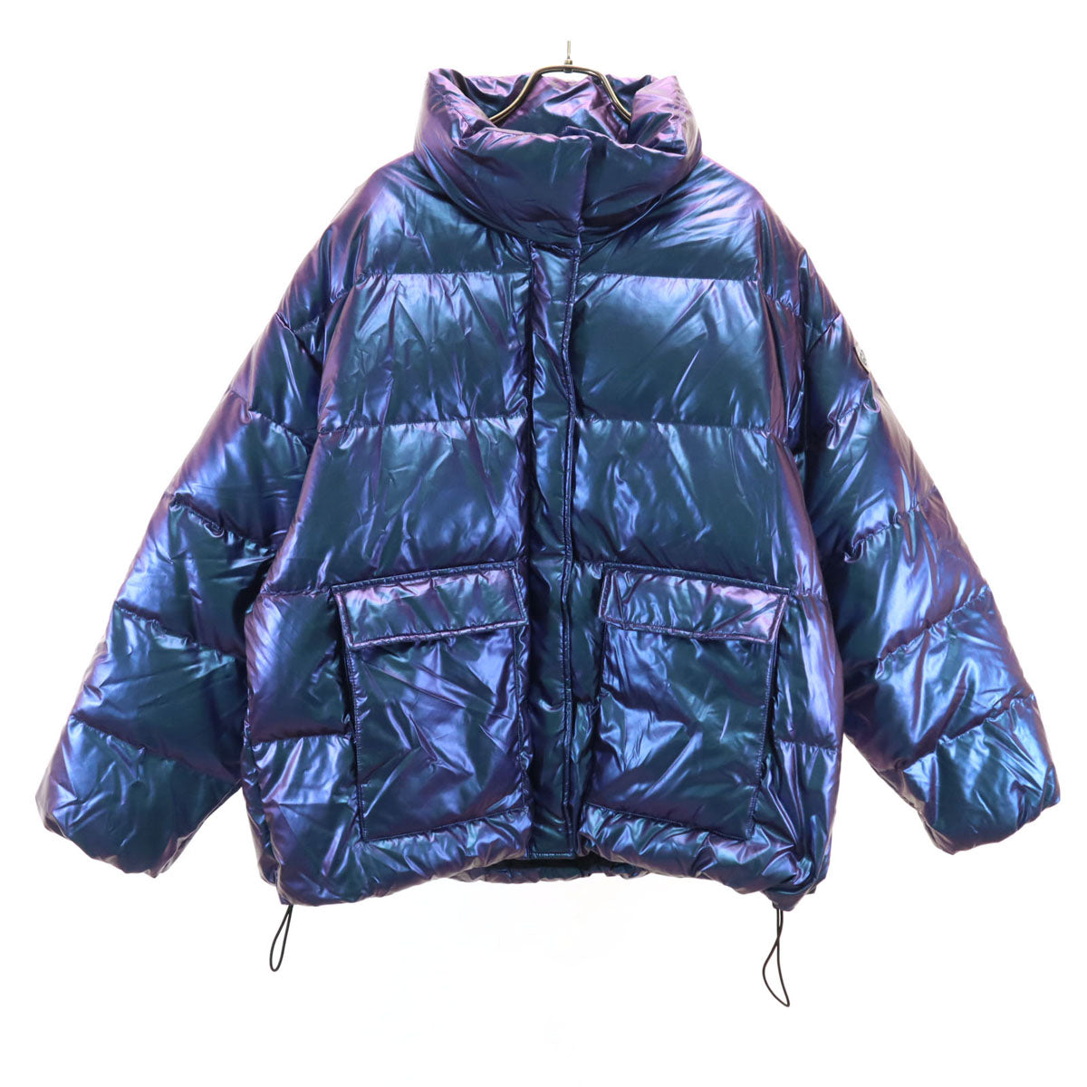 GAP ギャップ ダウンジャケット L メタルパープル レディース