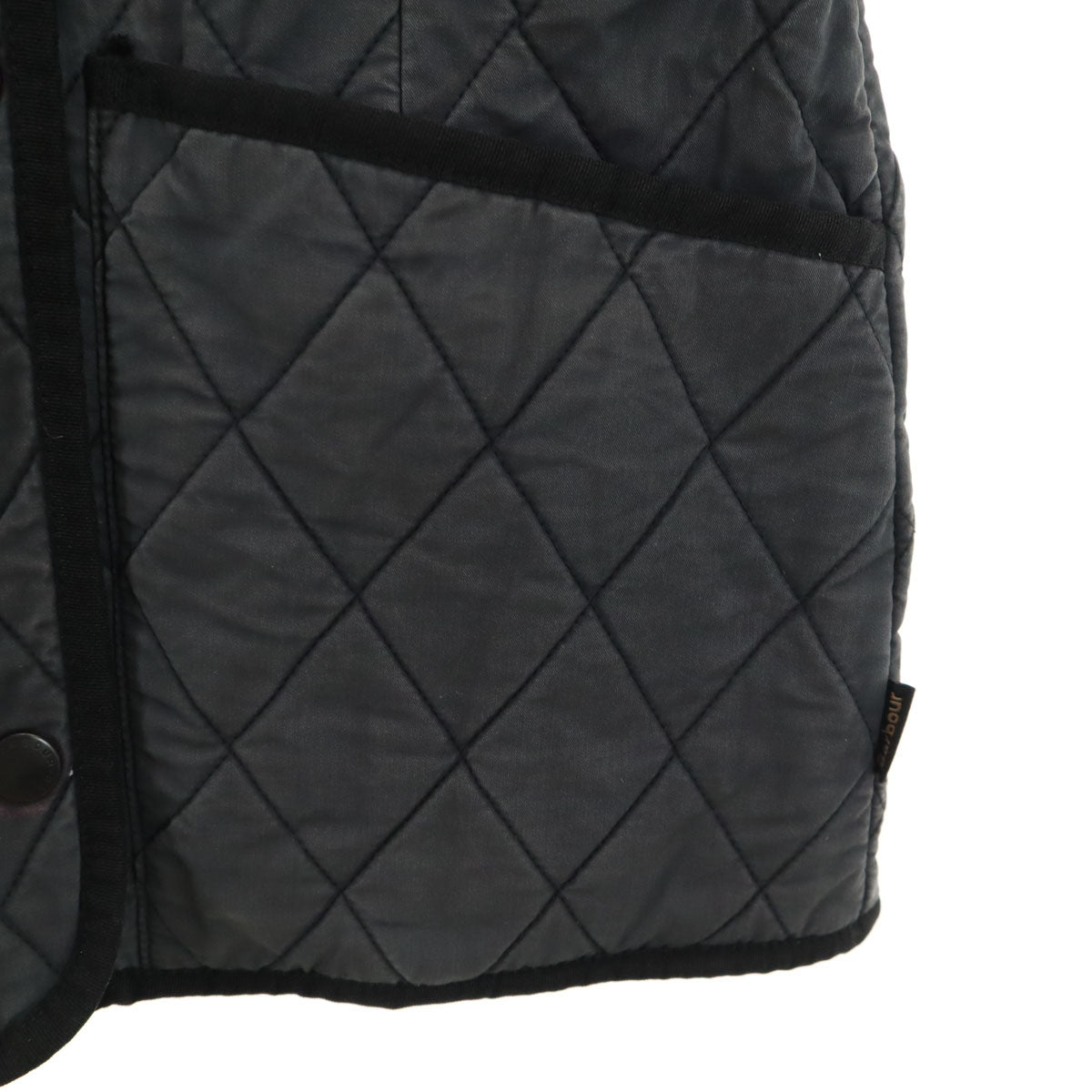 Barbour バブアー ライナー キルティングジャケット 8 チャコールグレー SOFT DURACOTTON POLARQUILT レディース