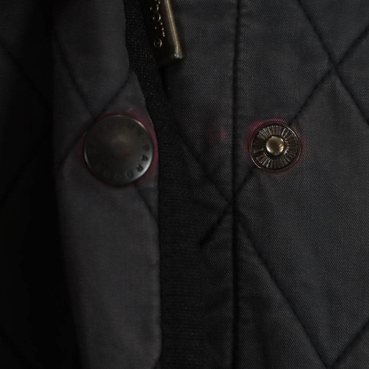 Barbour バブアー ライナー キルティングジャケット 8 チャコールグレー SOFT DURACOTTON POLARQUILT レディース