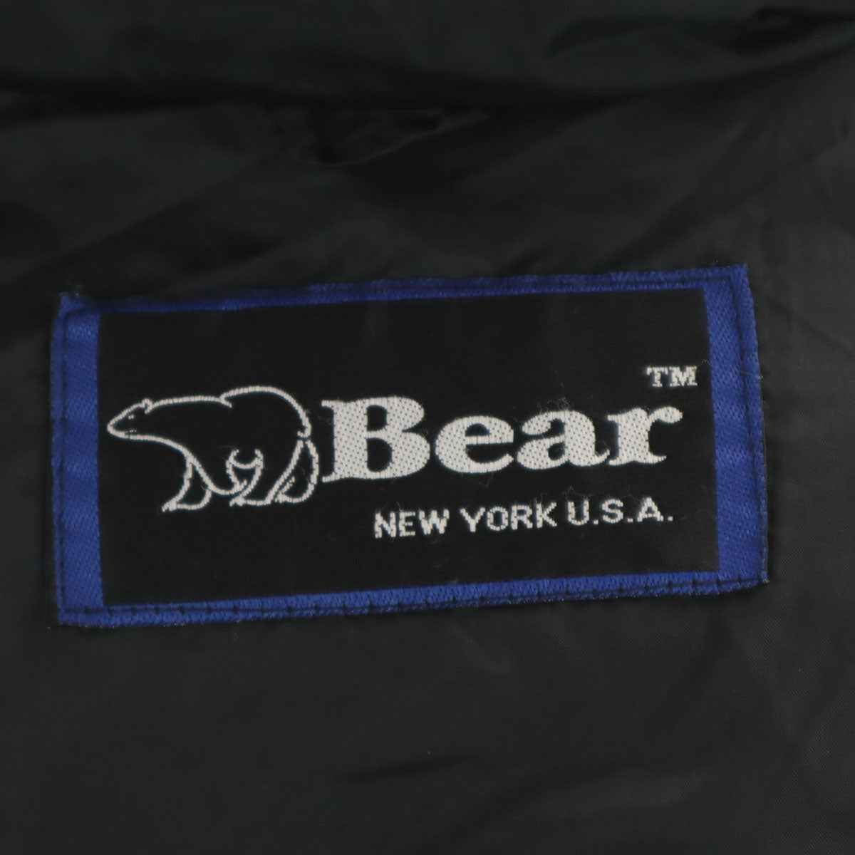Bear ベアー ダウンジャケット S ブラック リバーシブル メンズ
