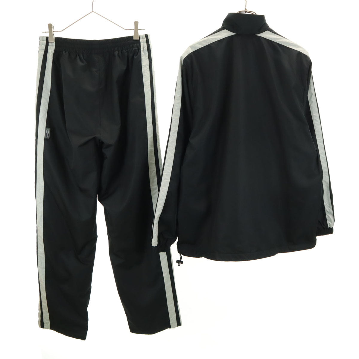 未使用 adidas アディダス トレーニング ウインドブレーカー 上下 セットアップ L ブラック タグ付き メンズ