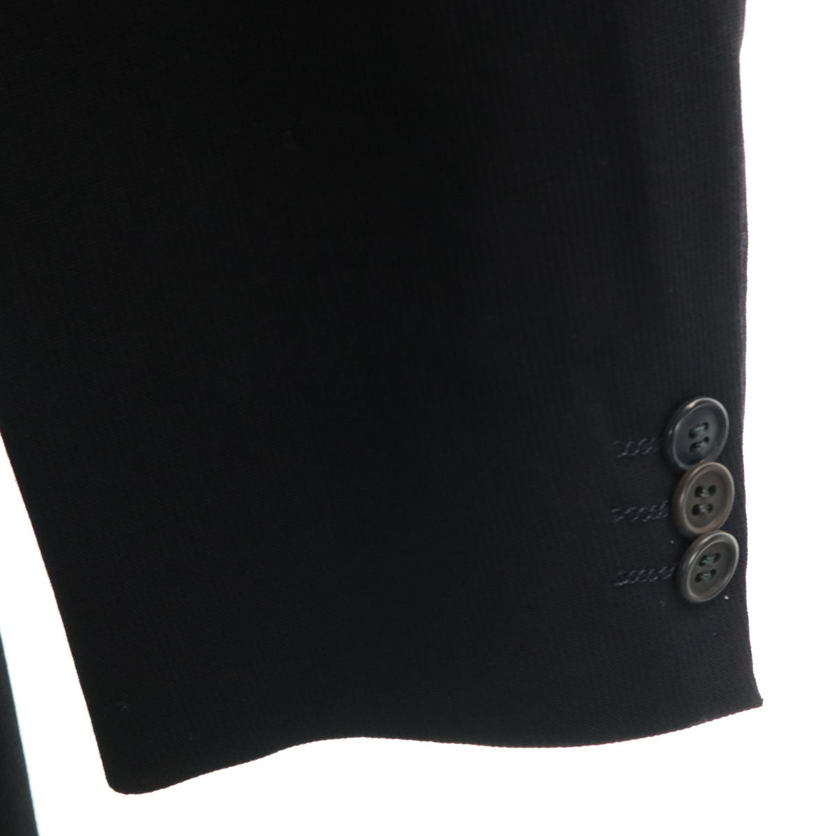 美品 GIORGIO ARMANI ジョルジオアルマーニ イタリア製 スーツ 上下 セットアップ 48 濃紺 ダブル メンズ