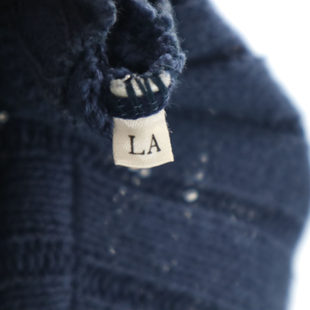 YVES SAINT LAURENT イヴサンローラン 90s 日本製 シルクブレンド オールド 長袖 セーター LA ブルー ニット メンズ