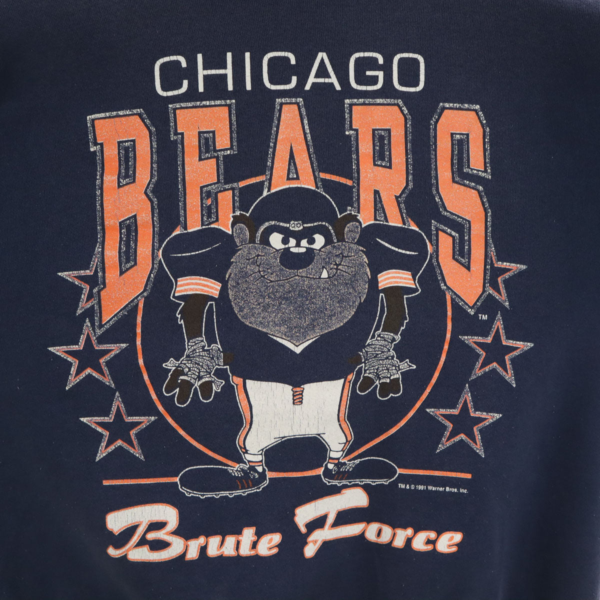 Hanes ヘインズ 90s ワーナーブラザーズ 長袖 トレーナー ネイビー レディース