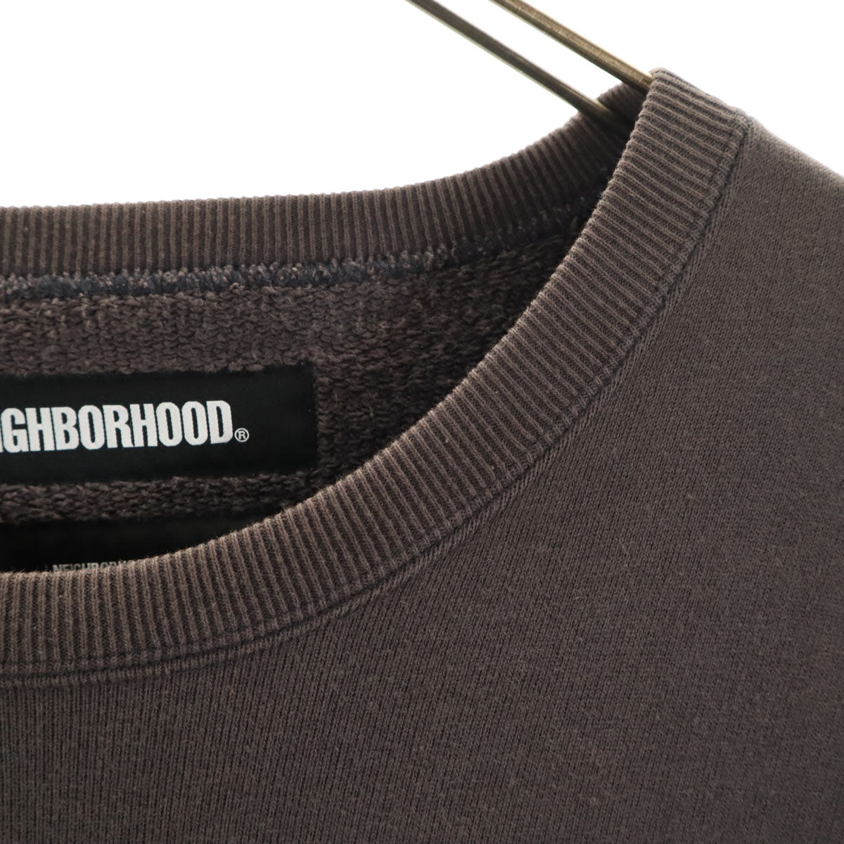 NEIGHBORHOOD ネイバーフッド 日本製 長袖 トレーナー L チャコール スウェット メンズ