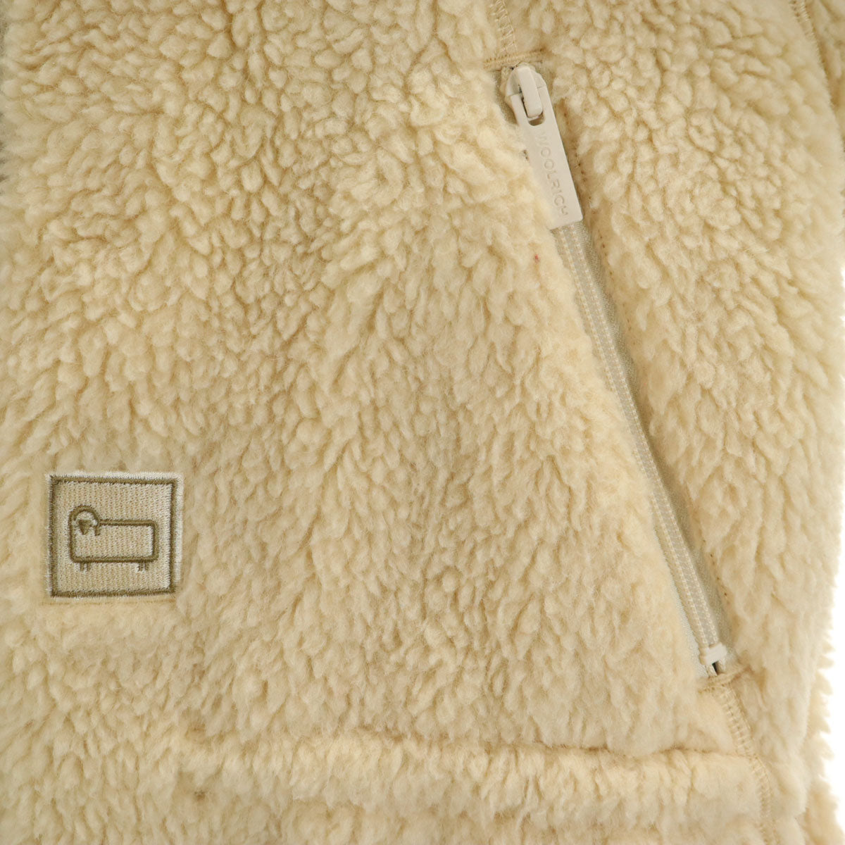 WOOLRICH ウールリッチ フリースジャケット WS アイボリー系 レディース