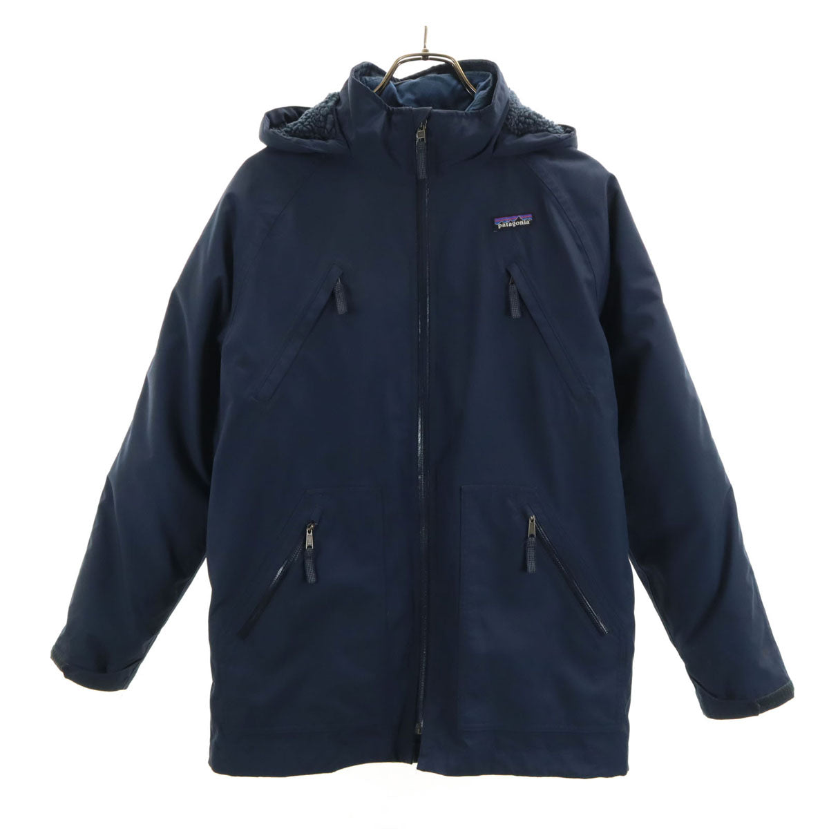 patagonia パタゴニア 3WAY ダウンジャケット XXL ネイビー 68025 ビッグサイズ キッズ