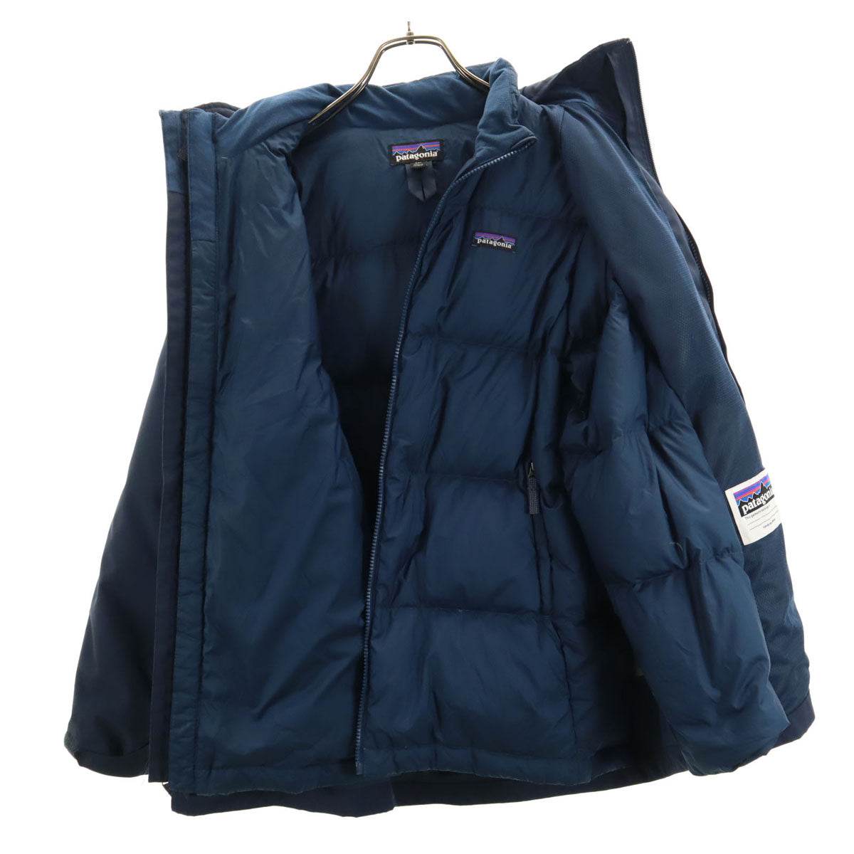 patagonia パタゴニア 3WAY ダウンジャケット XXL ネイビー 68025 ビッグサイズ キッズ
