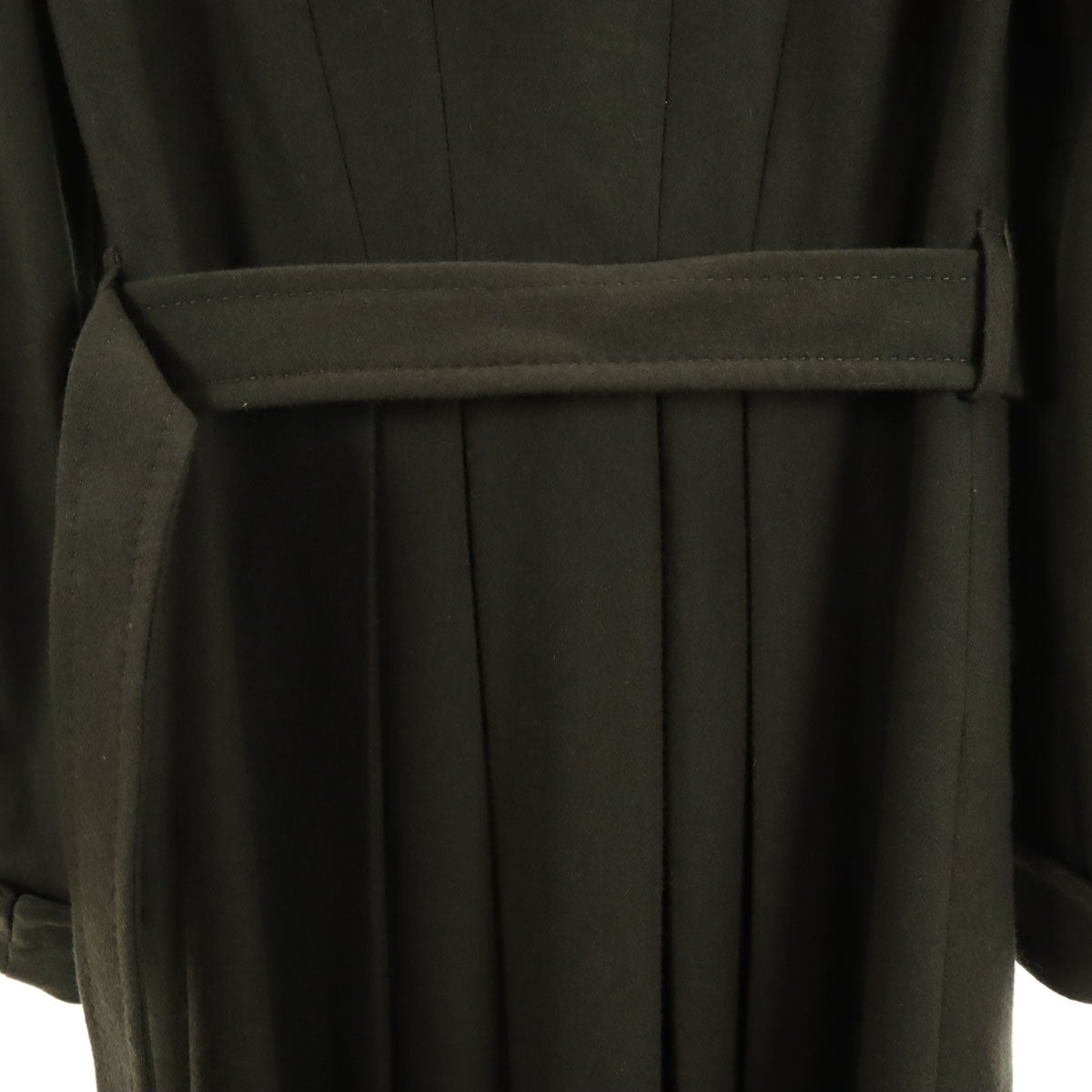 美品 Paul Smith BLACK ポールスミス ブラック ロングコート 42 カーキ レディース