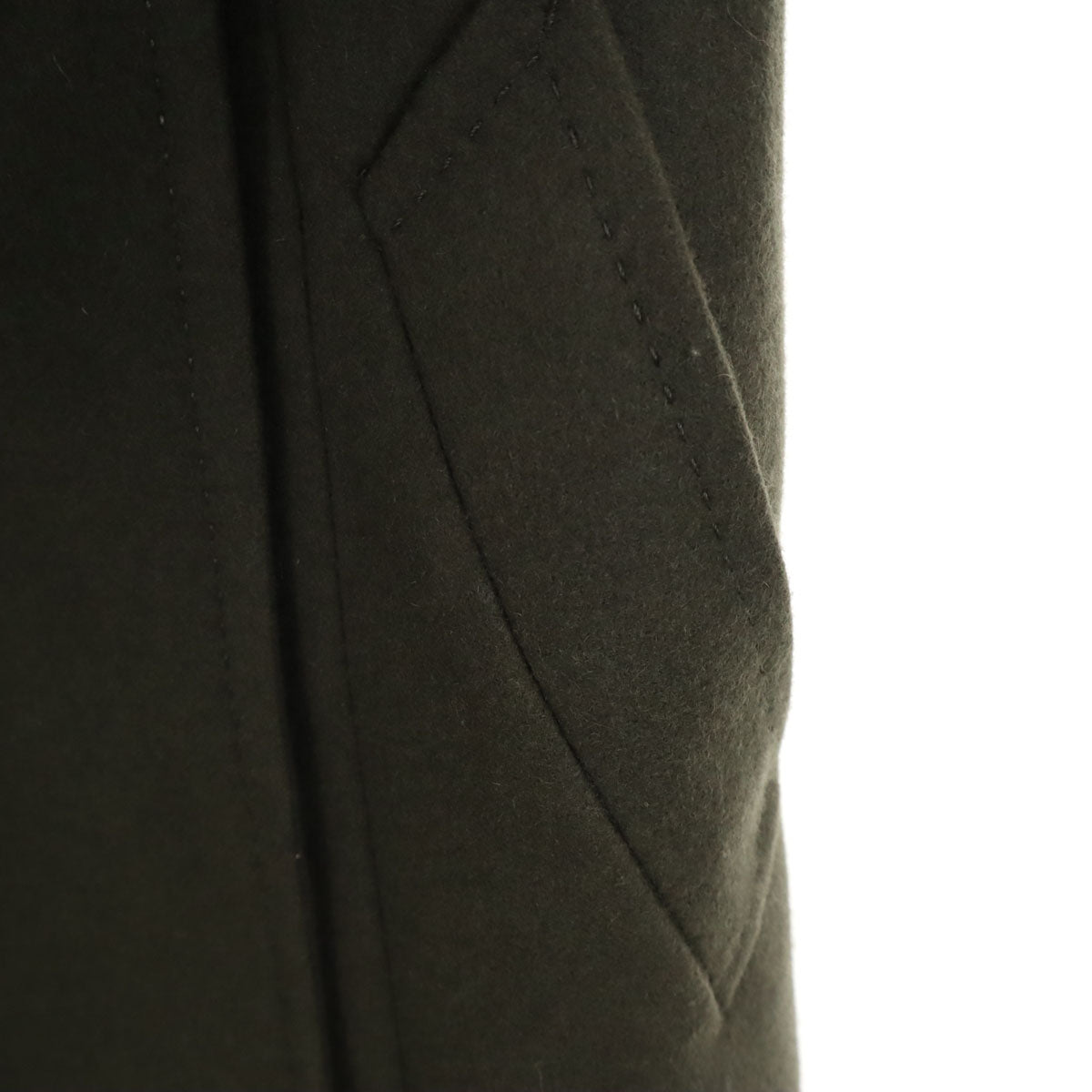 美品 Paul Smith BLACK ポールスミス ブラック ロングコート 42 カーキ レディース