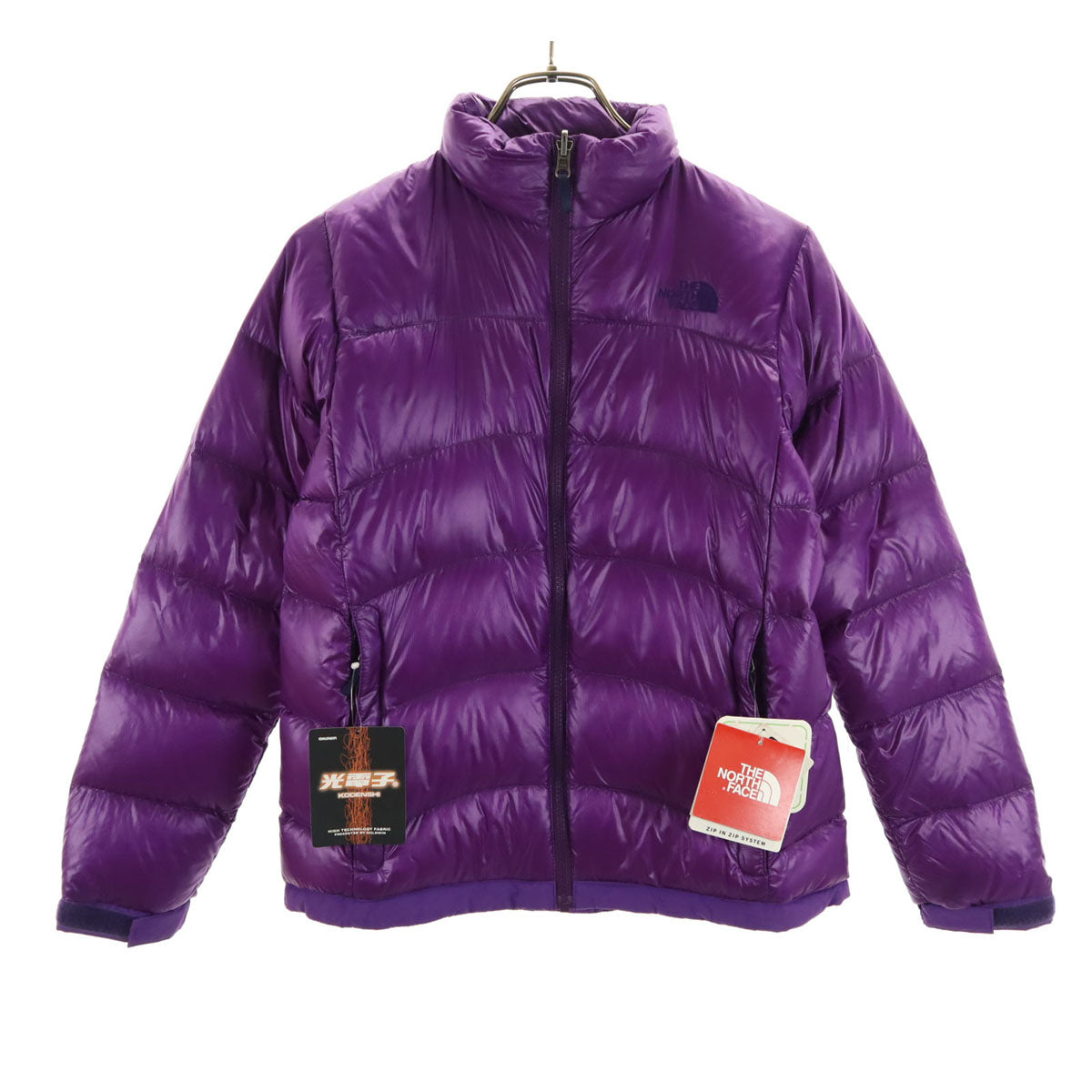 未使用 THE NORTH FACE ノースフェイス アコンカグア ダウンジャケット M タービーパープル タグ付き アウトドア NDW91322 レディース