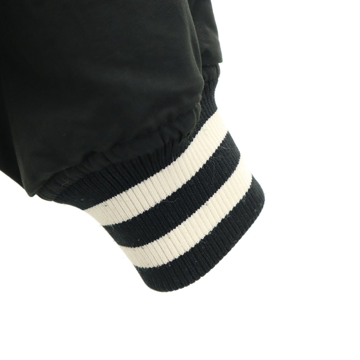 schott ショット AWARD JACKET ナイロン スタジャン L ブラック メンズ