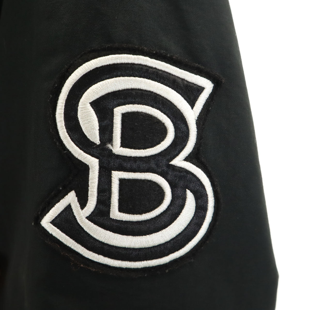 schott ショット AWARD JACKET ナイロン スタジャン L ブラック メンズ