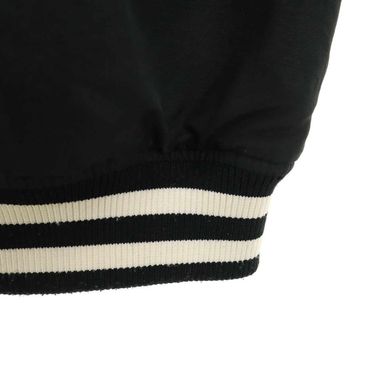 schott ショット AWARD JACKET ナイロン スタジャン L ブラック メンズ