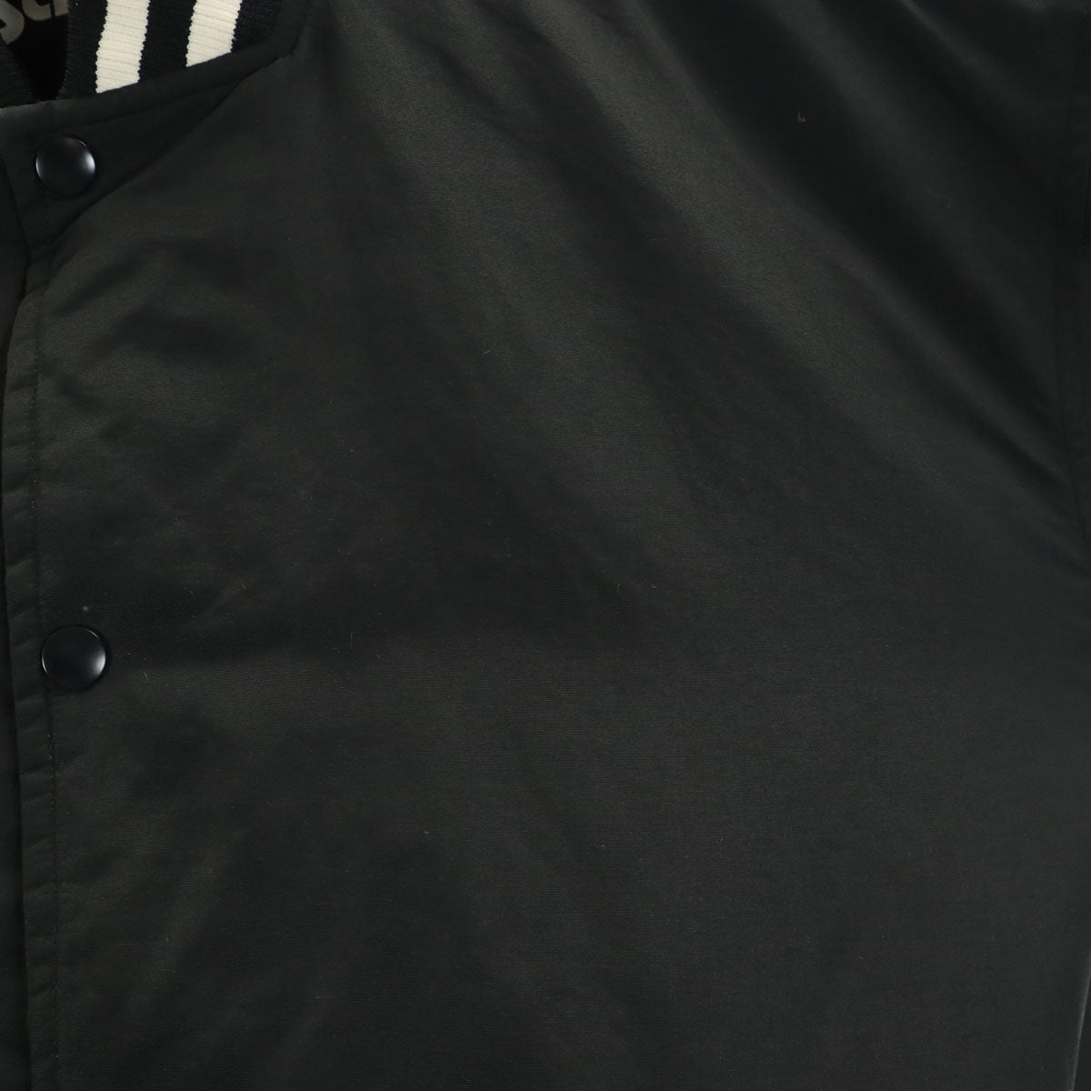 schott ショット AWARD JACKET ナイロン スタジャン L ブラック メンズ