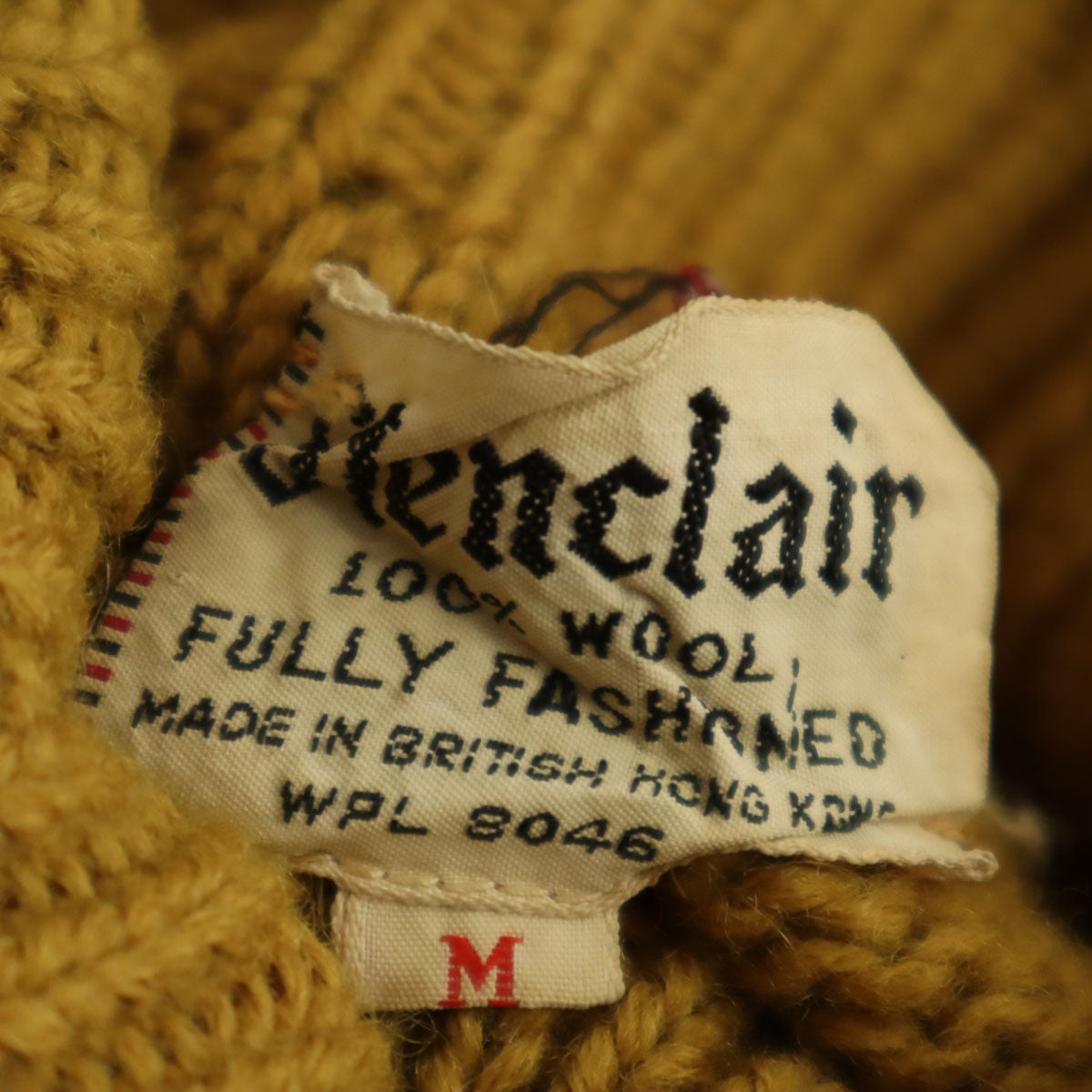 Glenclair 70s ヴィンテージ 長袖 セーター M マスタード ニット レディース