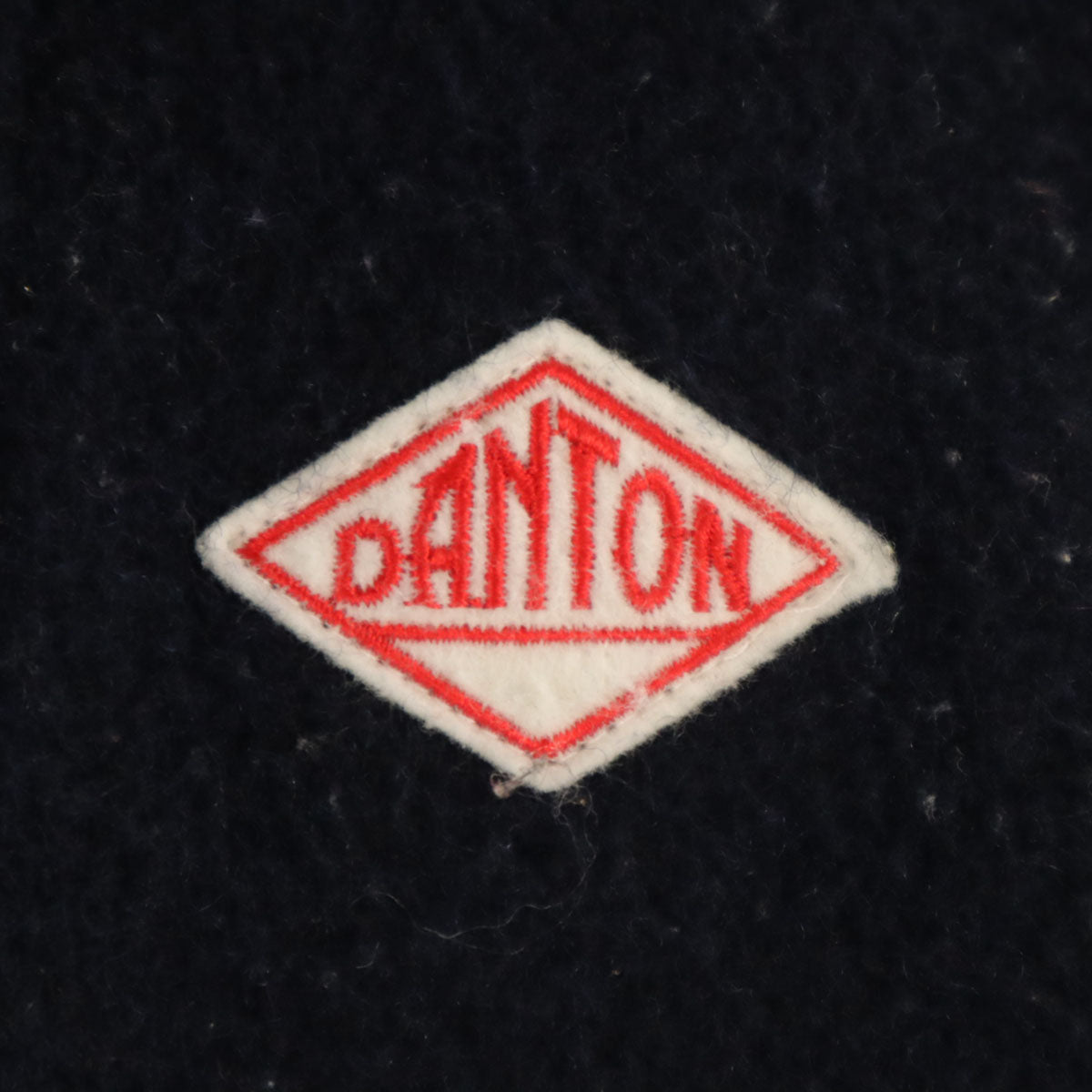 Danton ダントン 日本製 ウールモッサ コート 34 濃紺 レディース