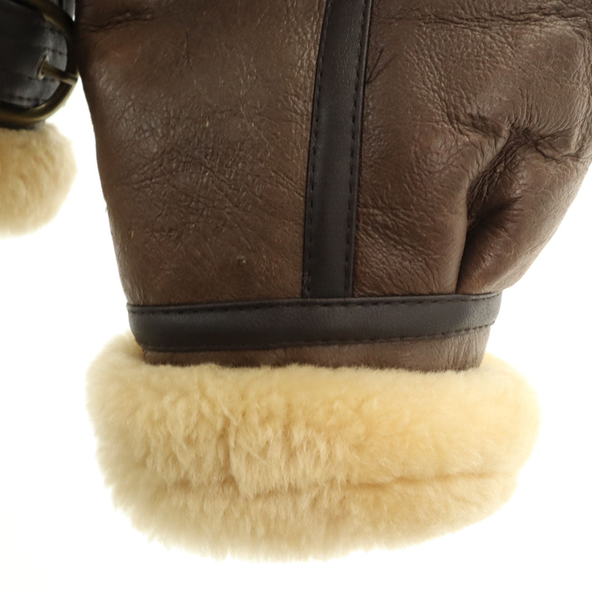 J.K MEMBERS 羊革 ムートン TYPE B-3 フライトジャケット M ブラウン