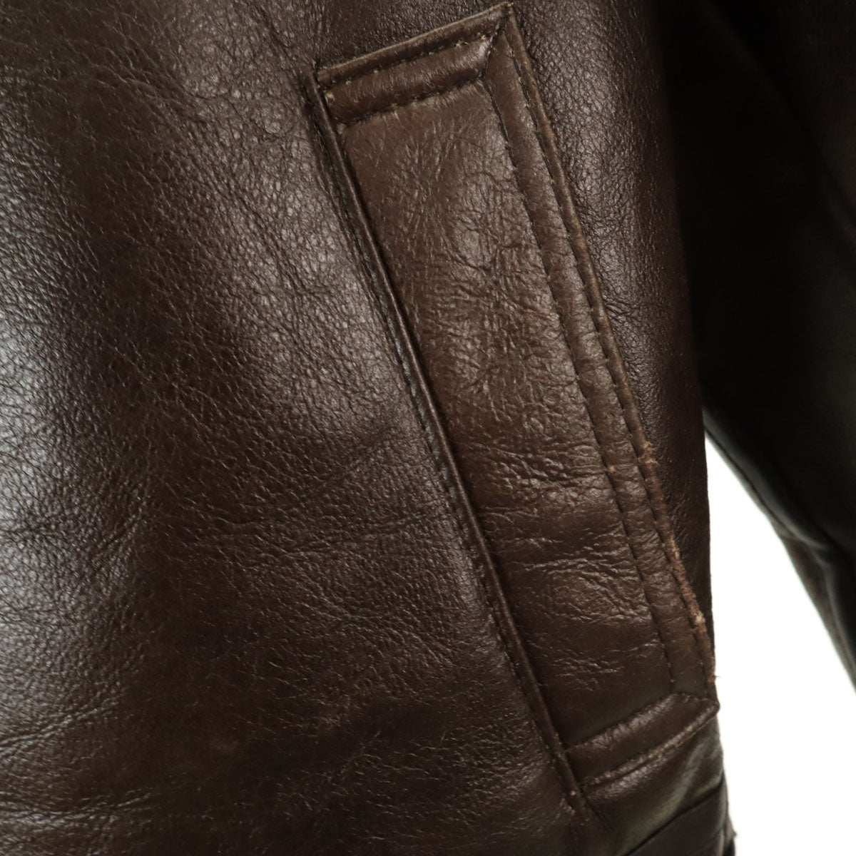 J.K MEMBERS 羊革 ムートン TYPE B-3 フライトジャケット M ブラウン メンズ