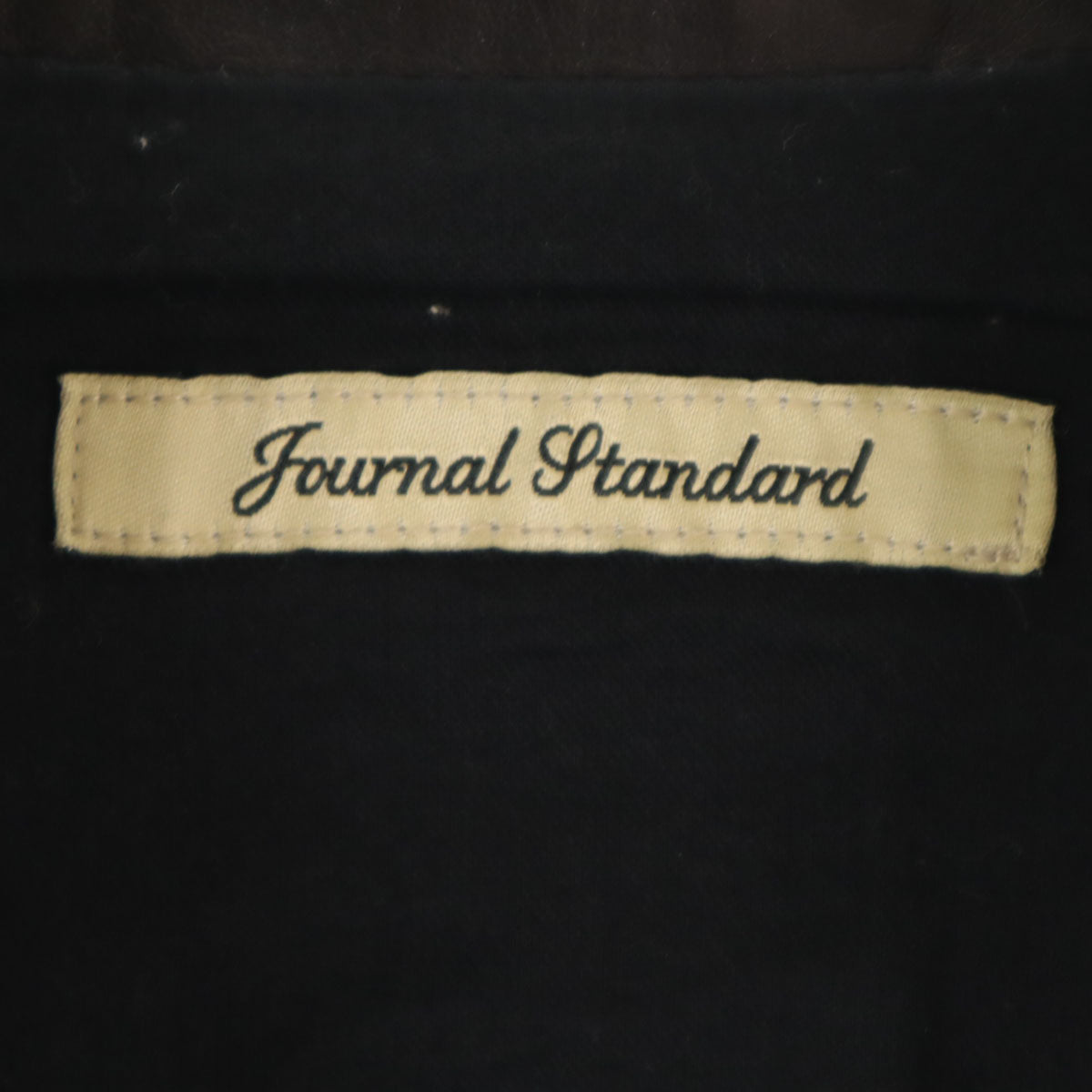 JOURNAL STANDARD ジャーナルスタンダード 羊革 レザー ダブルライダースジャケット L ブラック メンズ