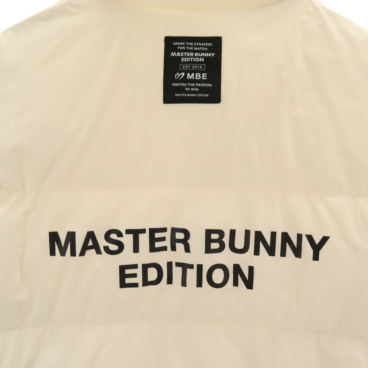 MASTER BUNNY EDITION マスターバニーエディション ダウンジャケット 4 ホワイト ゴルフ メンズ