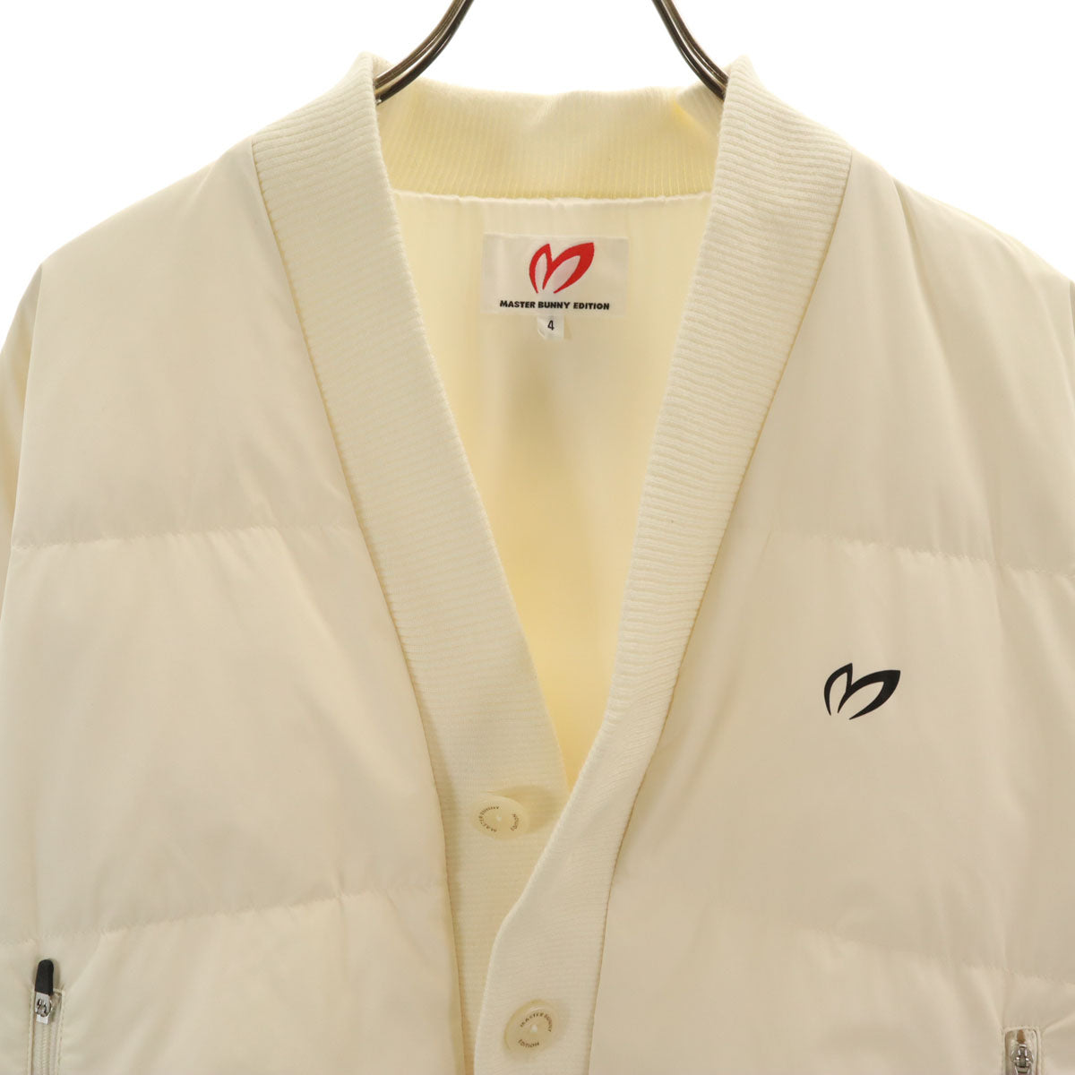 MASTER BUNNY EDITION マスターバニーエディション ダウンジャケット 4 ホワイト ゴルフ メンズ