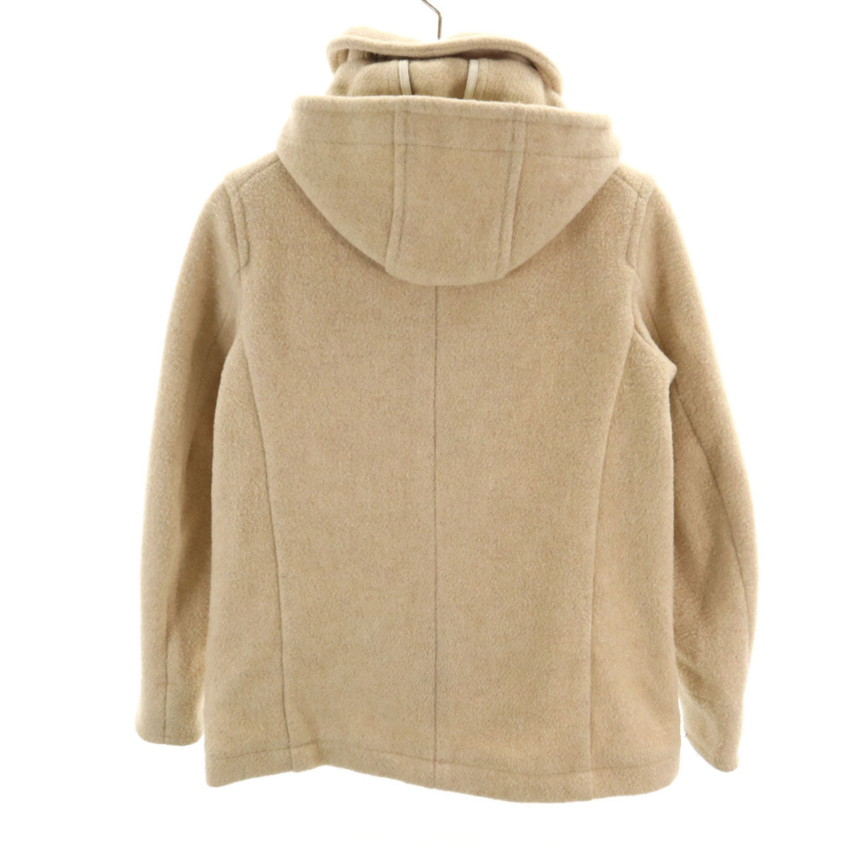 Danton ダントン 日本製 ウール モッサ ジャケット 34 ベージュ くるみボタン レディース