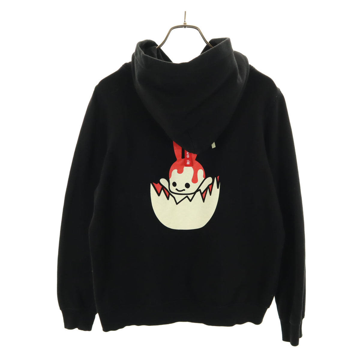 CUNE キューン バックプリント 長袖 スウェットパーカー M ブラック メンズ