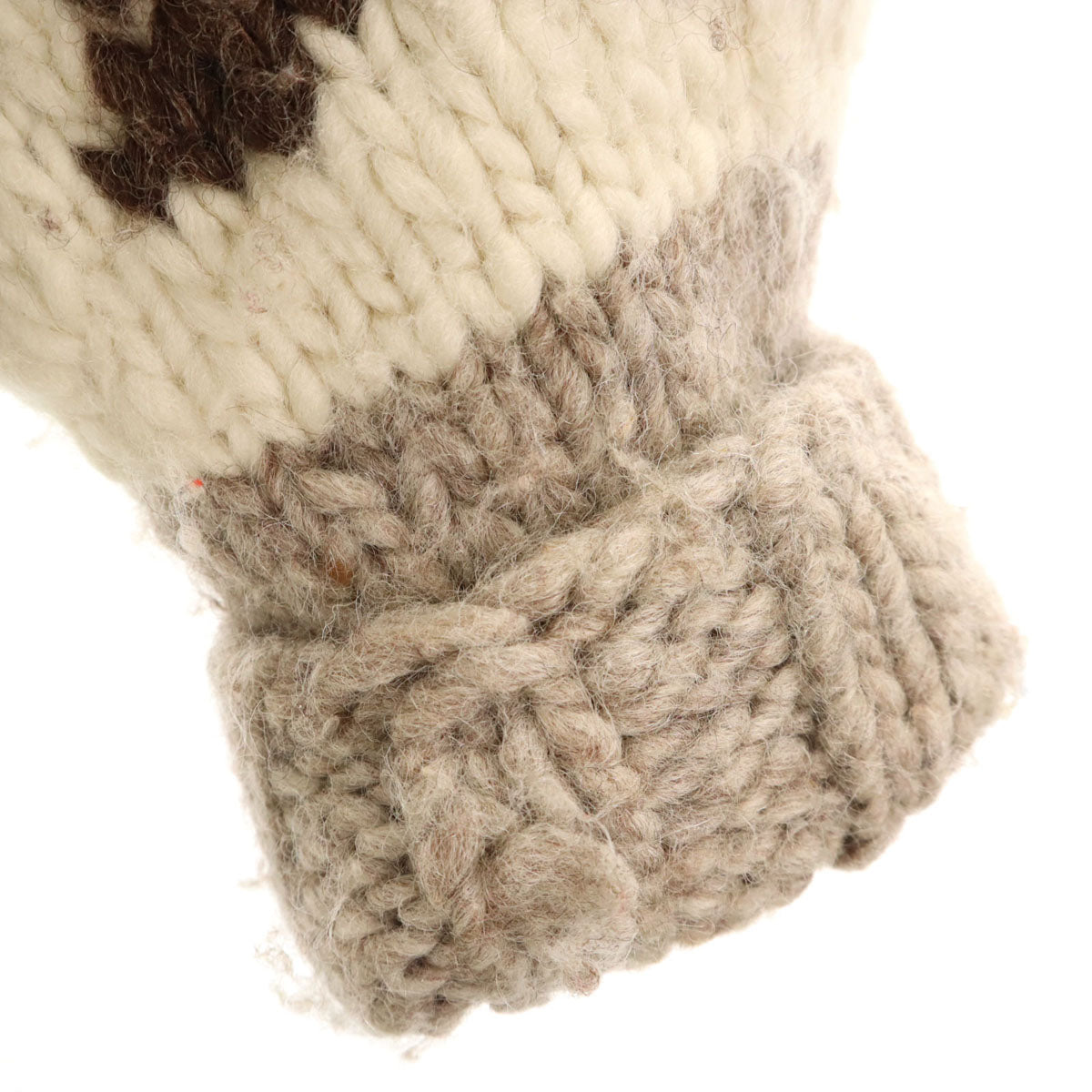 flyey hooks フライヤーフック カナダ製 ウール トナカイ カウチンジャケット ベージュ メンズ