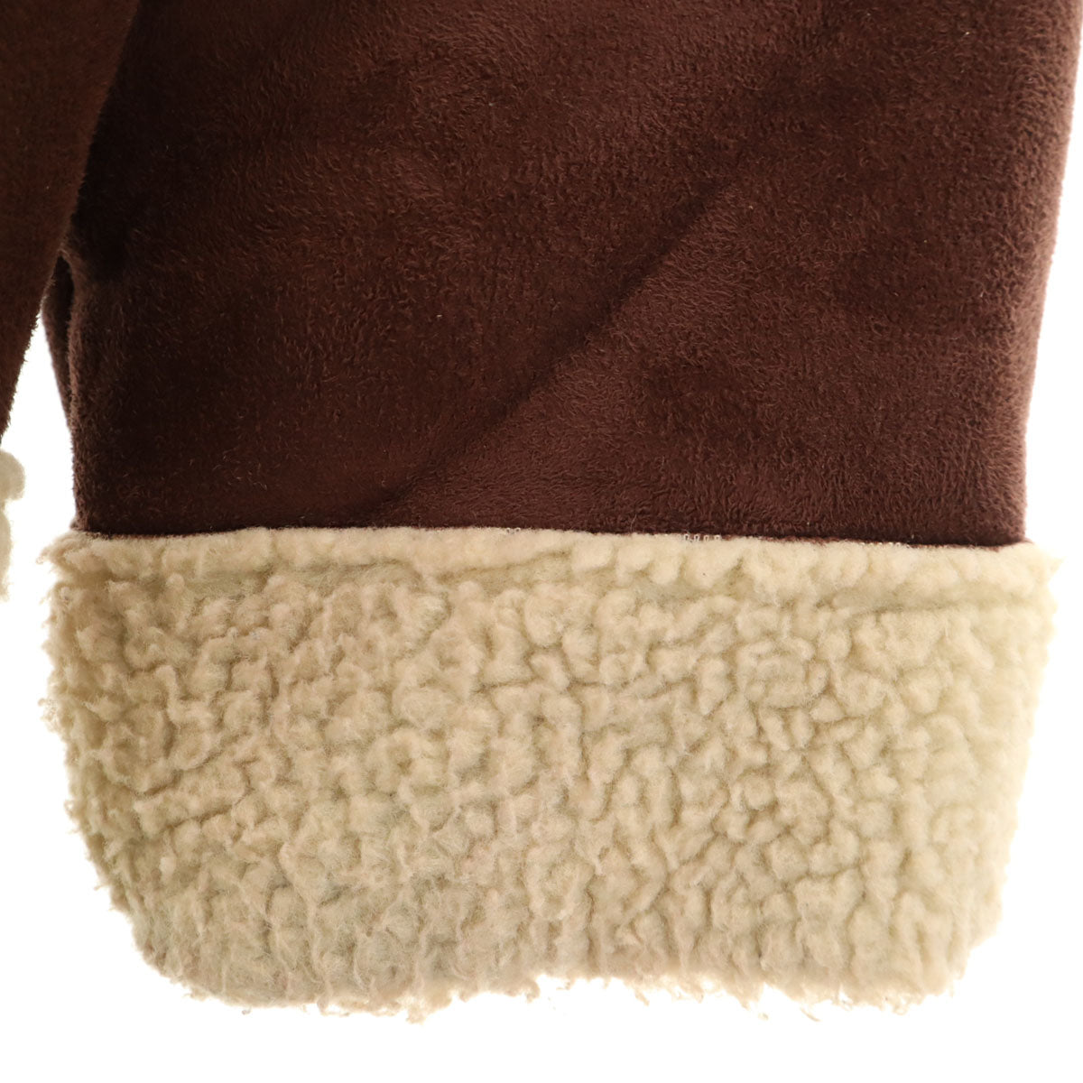 Disney SERIES CREATED by MOUSSY ディズニーシリーズクリエイテッドバイマウジー バック ミッキーマウスハンド ジャケット F ブラウン 裏ボア レディース