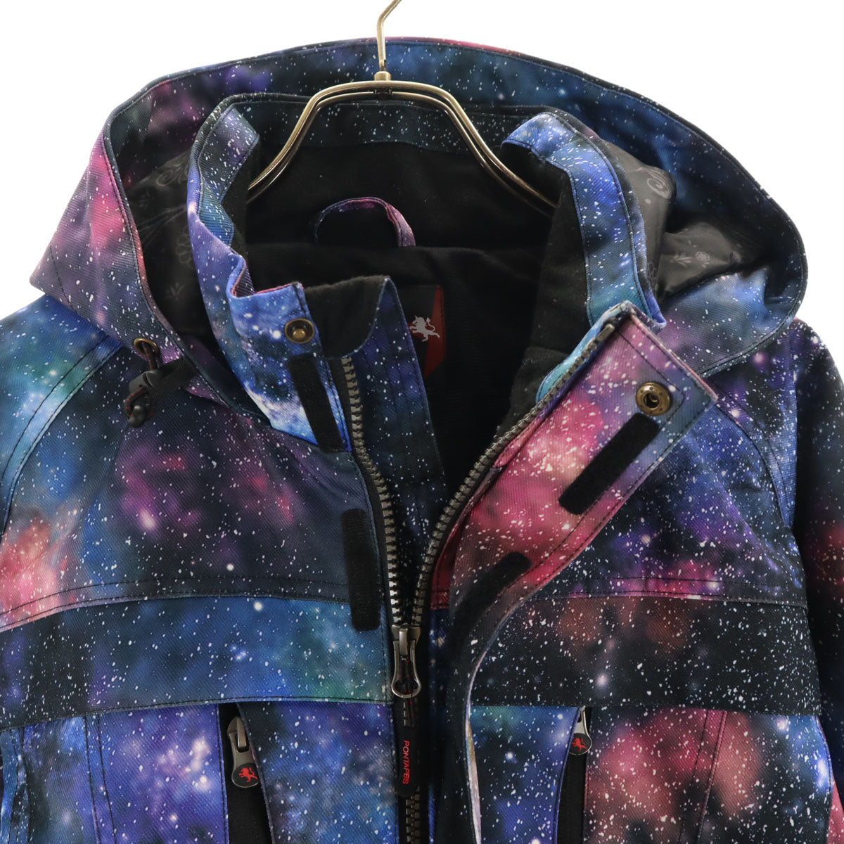 PONTAPES ポンタペス ギャラクシープリント 中綿ジャケット XS ブルー系 メンズ