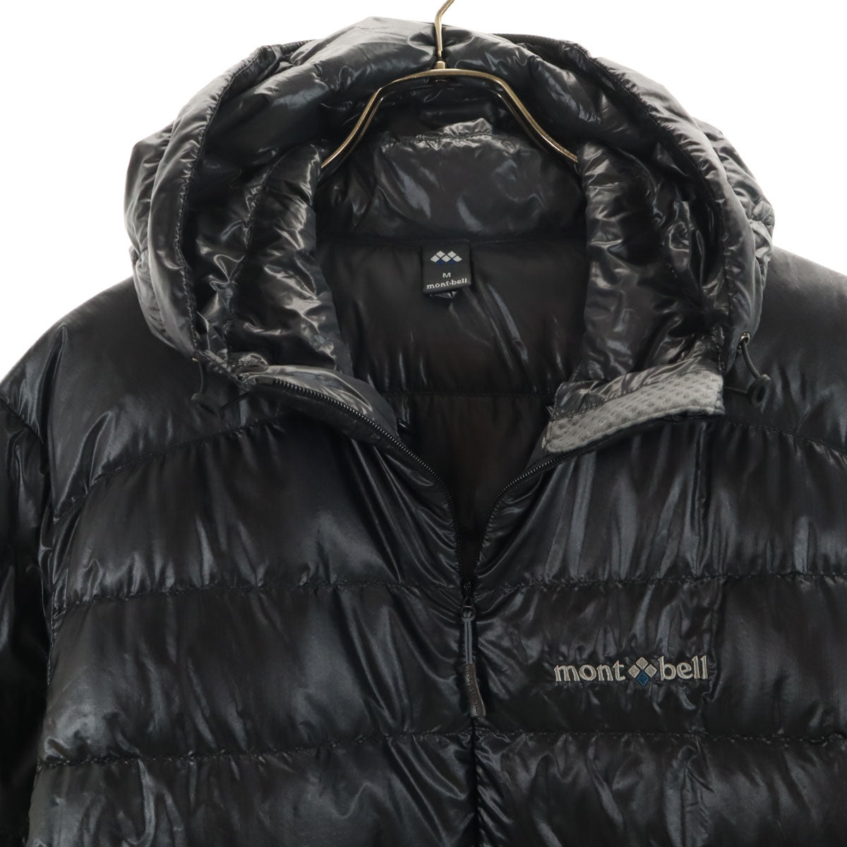 mont-bell モンベル U.L. ダウンジャケット M ブラック 収納袋付き アウトドア メンズ