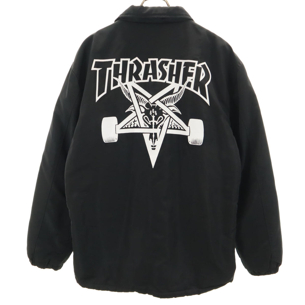 THRASHER スラッシャー コーチジャケット XL ブラック 裏ボア メンズ