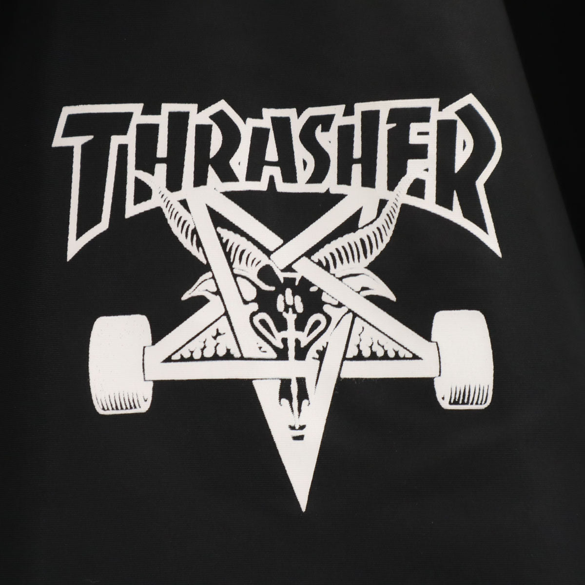 THRASHER スラッシャー コーチジャケット XL ブラック 裏ボア メンズ