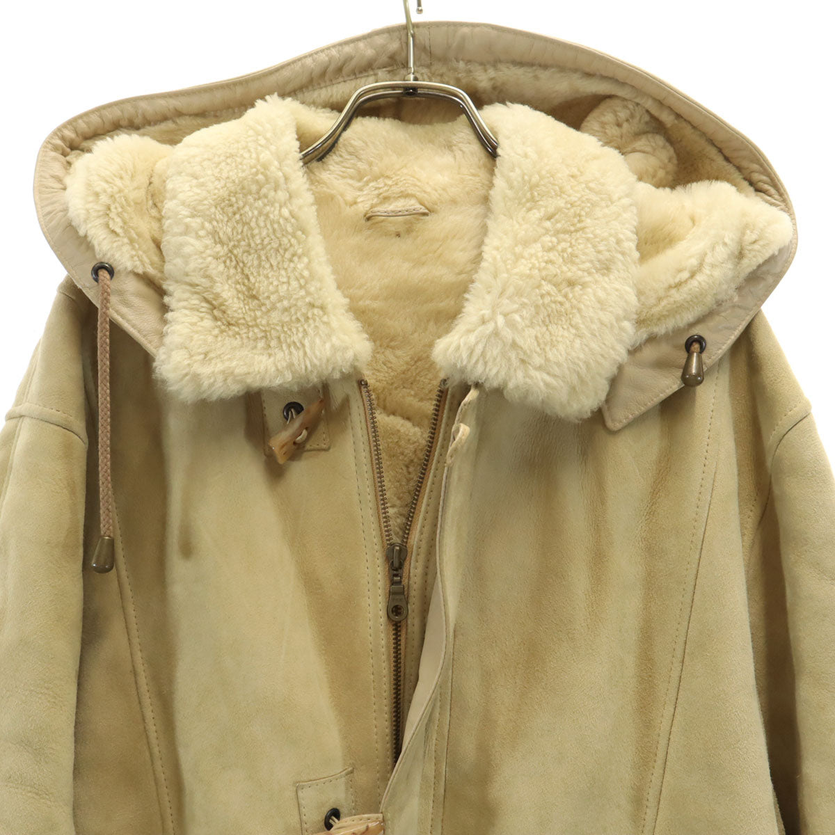 DOWN UNDER INTERNATIONAL ダウンアンダーインターナショナル 80s 90s オールド ムートンコート XL ベージュ メンズ