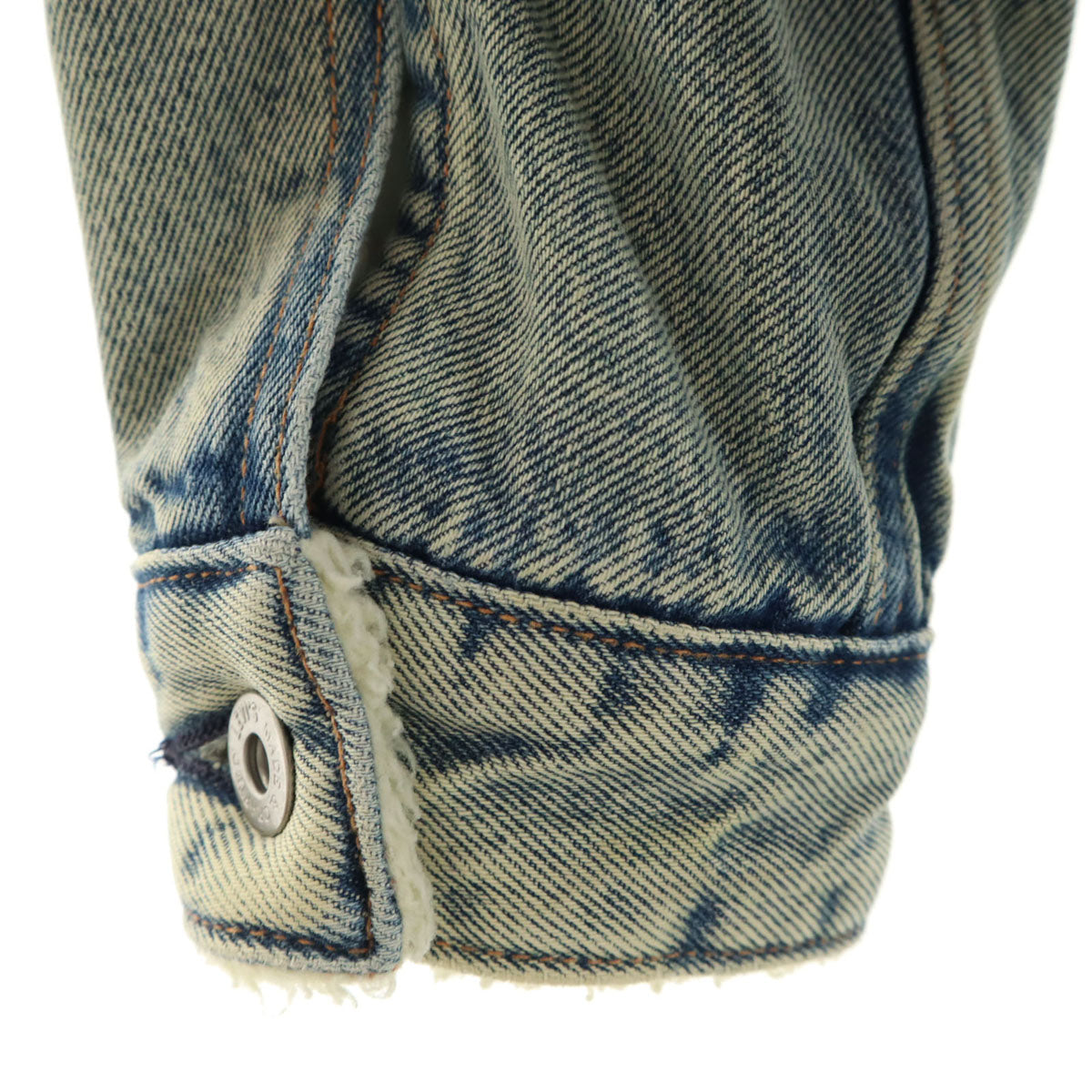 Levi's リーバイス デニムジャケット S ブルー ボア ジージャン メンズ