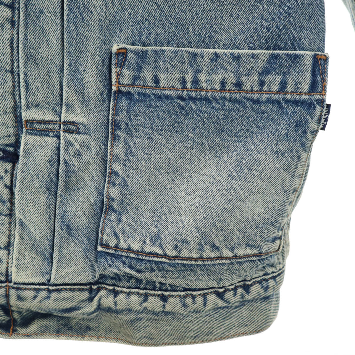 Levi's リーバイス デニムジャケット S ブルー ボア ジージャン メンズ
