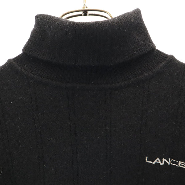 ランセル 長袖 タートルネック セーター MA ブラック LANCEL ニット レディース