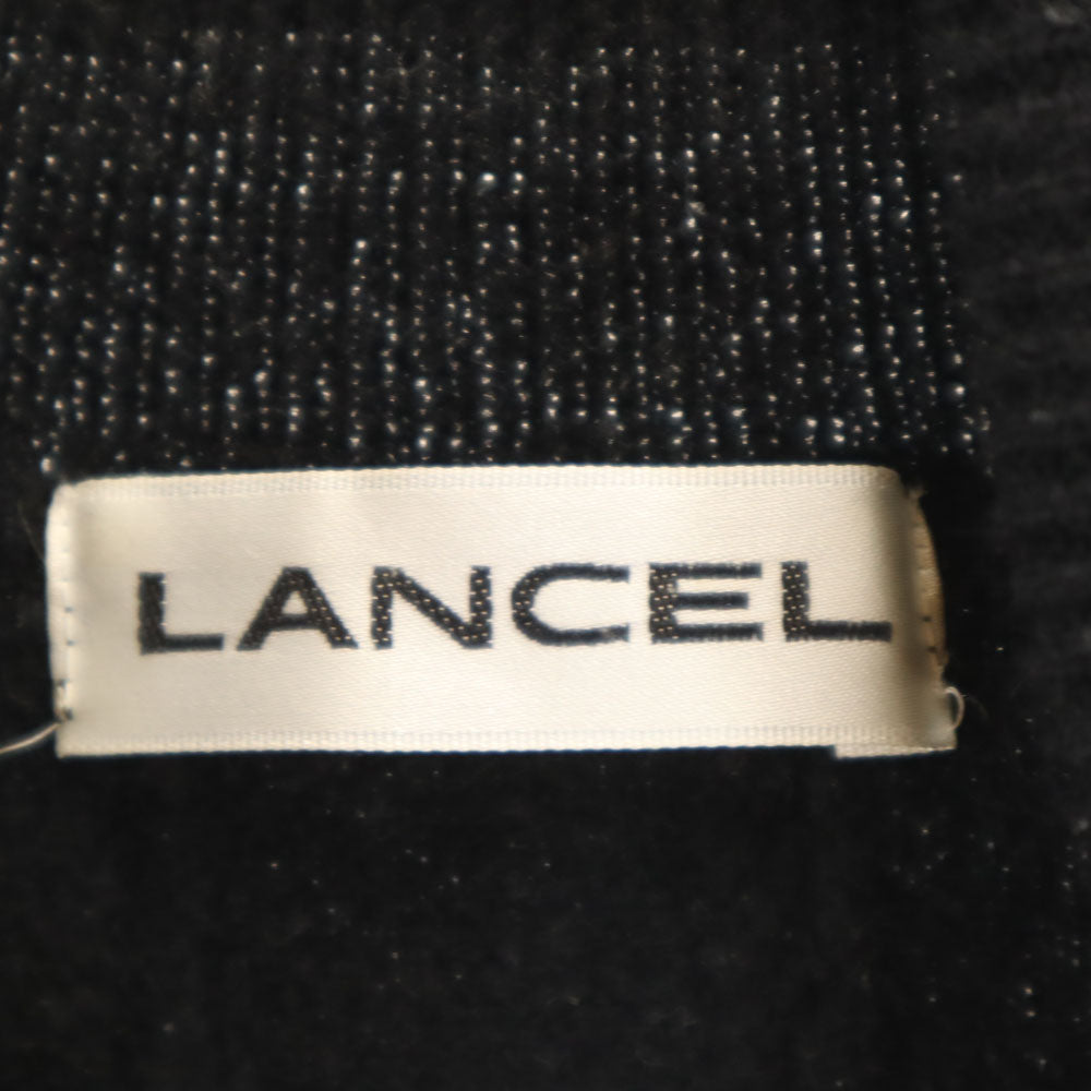 ランセル 長袖 タートルネック セーター MA ブラック LANCEL ニット レディース