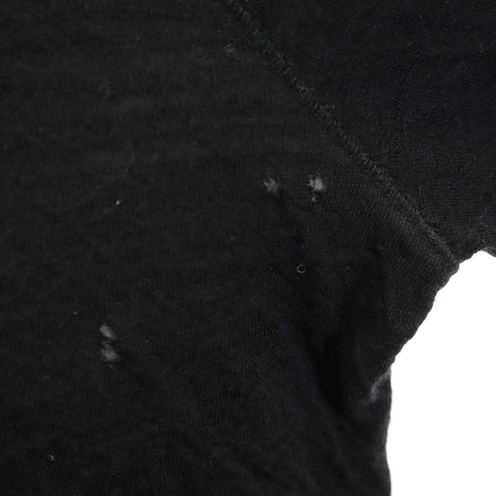 BOSS HUGO BOSS ボスヒューゴボス 長袖 Vネック カットソー S ブラック メンズ