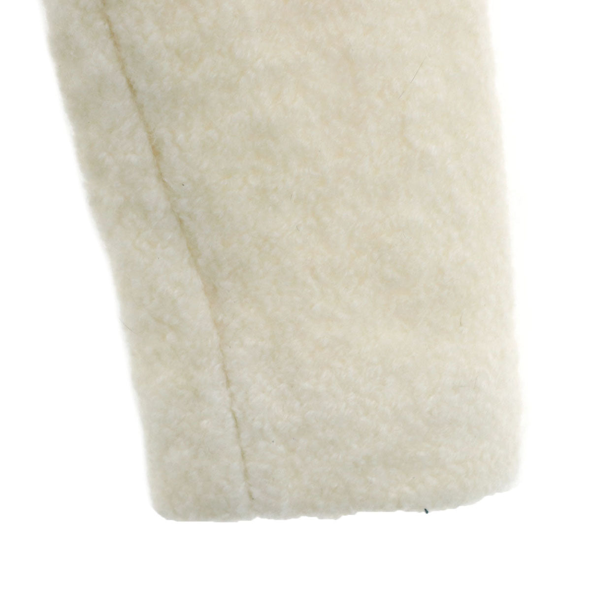 THE TOE ザ トゥー ショート丈 ブークレ ジャケット FREE アイボリー ボア レディース